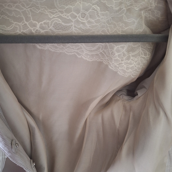 Eli Tahari Corpcore Tunic Blazer Officecore Professional Academia Linen Silk XS - Picture 11 of 16